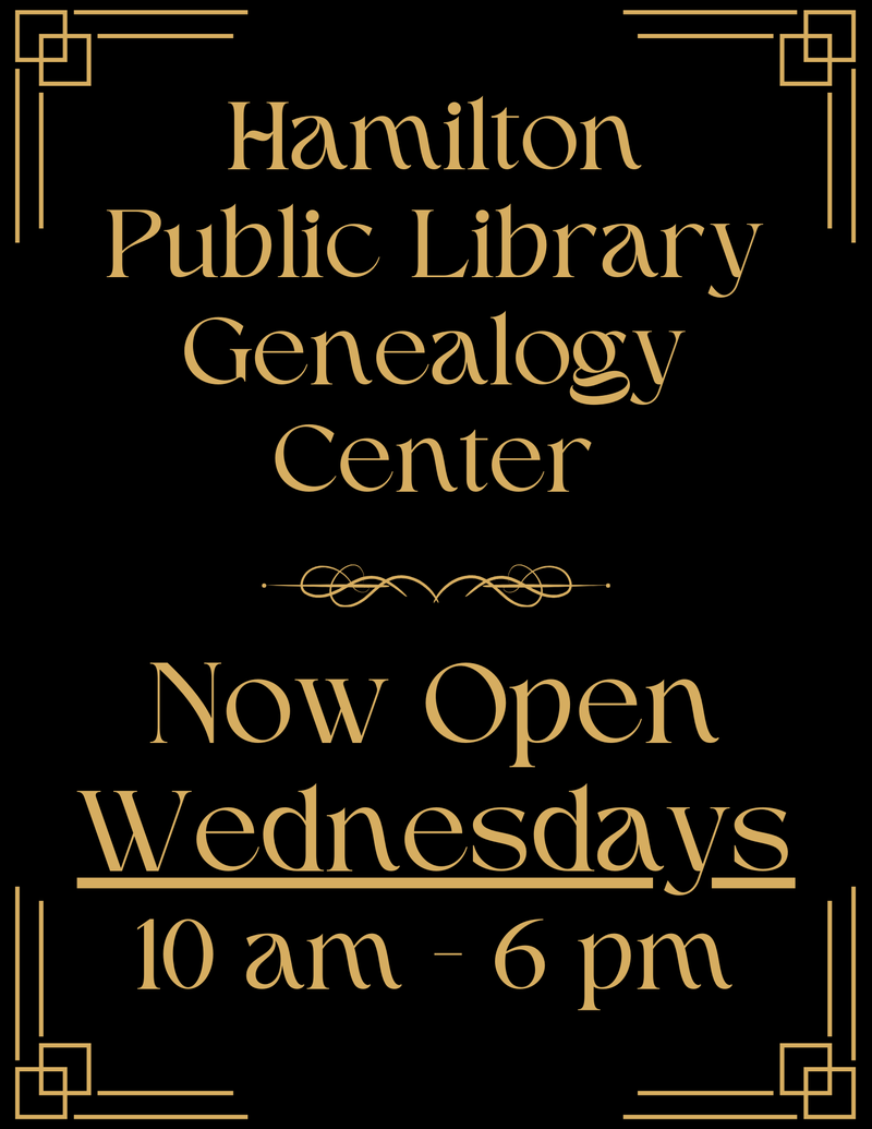 Genealogy Center Open Sign.png