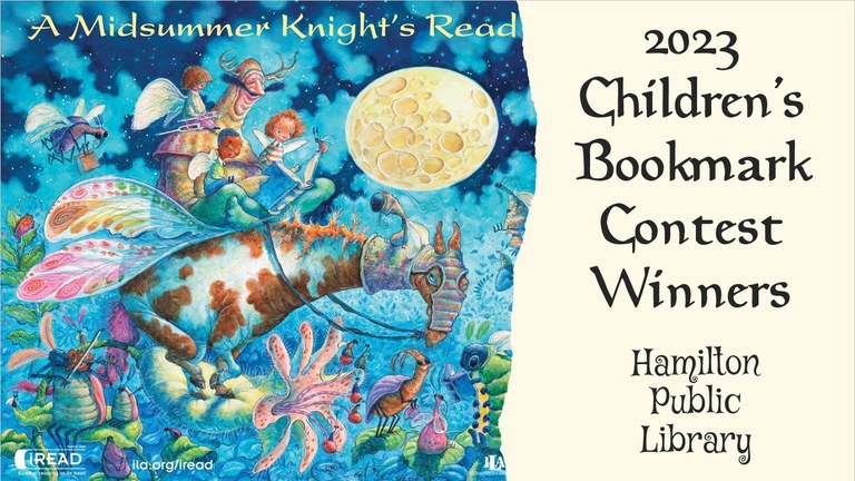 2023 Children's Bookmark Contest Winners. Hamilton Public Library